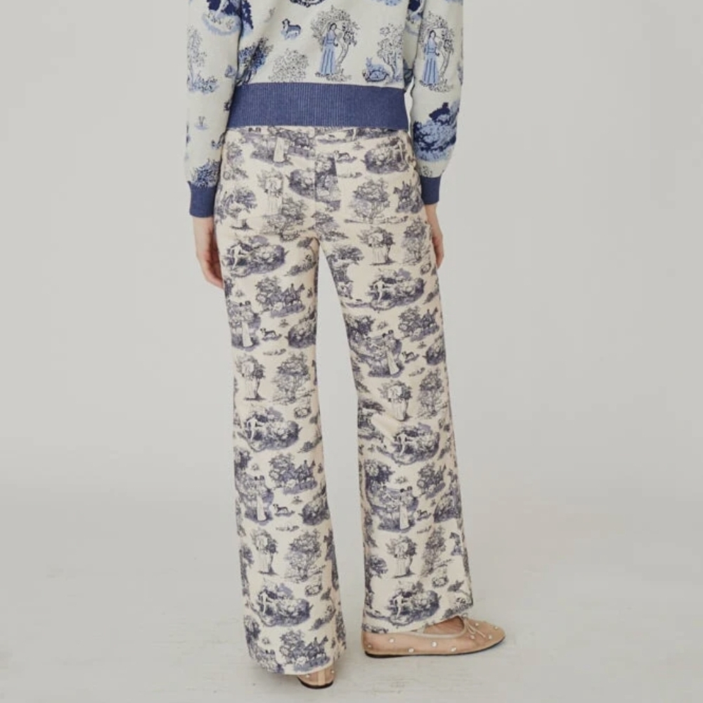 Rachel Antonoff Manhunt Mike Wide-Leg Toile Pants
